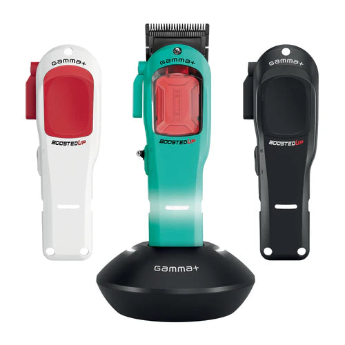 Gamma+ Boosted Up Cordless Clipper (GP601M) – 7,200 RPM Super-Torque, Double Black Diamond Fade DLC Blade, 120-Min USB-C + Dock
