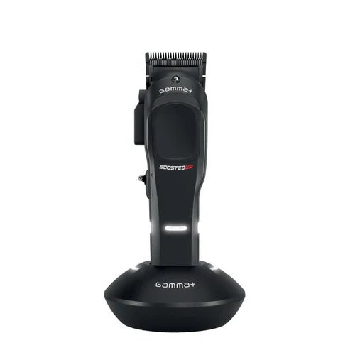 Gamma+ Boosted Up Cordless Clipper (GP601M) – 7,200 RPM Super-Torque, Double Black Diamond Fade DLC Blade, 120-Min USB-C + Dock