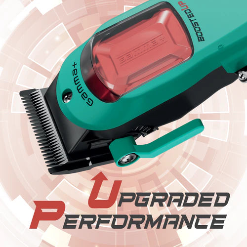 Gamma+ Boosted Up Cordless Clipper (GP601M) – 7,200 RPM Super-Torque, Double Black Diamond Fade DLC Blade, 120-Min USB-C + Dock