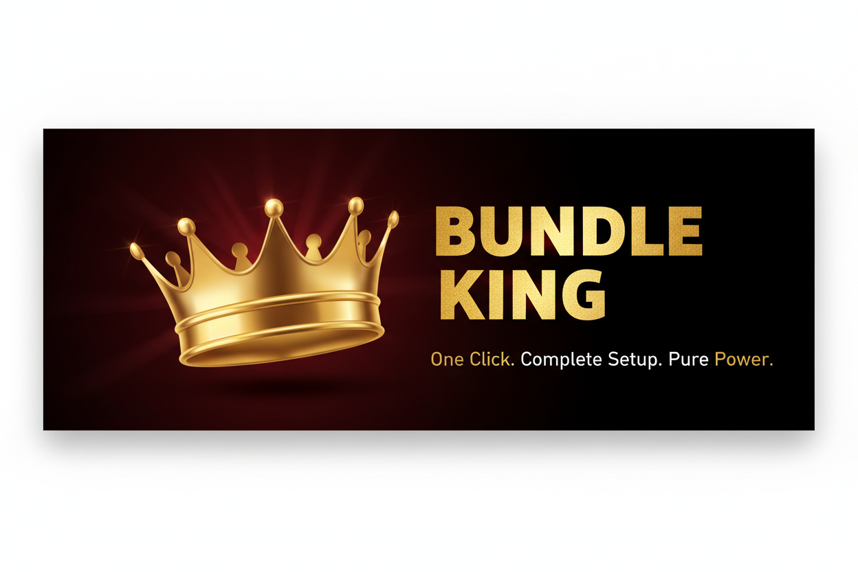 Bundle King - Crimson Red Banner