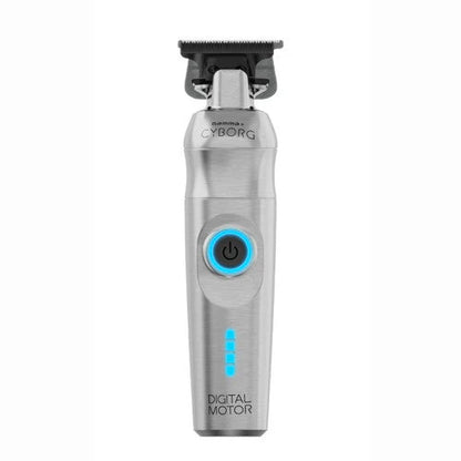 Gamma+ CYBORG™ Cordless Professional Trimmer – Digital Brushless Motor, Zero-Gap X-Pro DLC Blade, 3-Hour Runtime