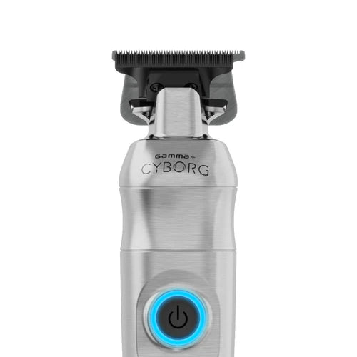 Gamma+ CYBORG™ Cordless Professional Trimmer – Digital Brushless Motor, Zero-Gap X-Pro DLC Blade, 3-Hour Runtime
