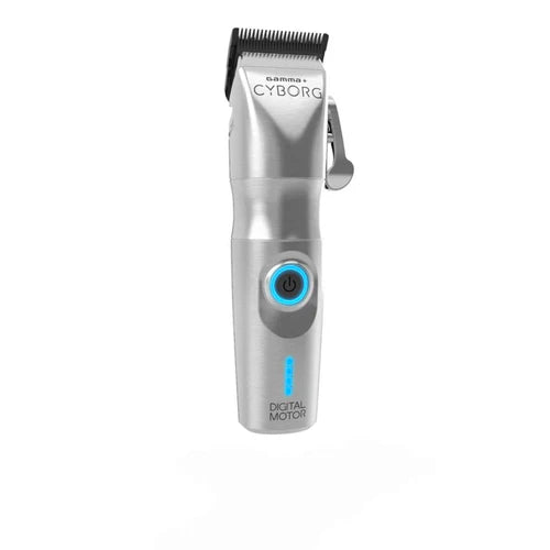 Gamma+ Cyborg™ Cordless Professional Clipper – 7,500 RPM Digital Brushless Motor,