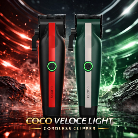 Cocco Veloce Lite Cordless Clipper – 7000 RPM Professional Barber Clipper with F1 Gap-Optimized Blade