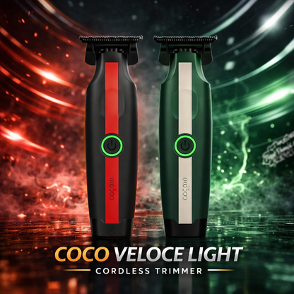 Cocco Veloce Lite Cordless Hair Trimmer – 7000 RPM DLC Blade Professional Barber Trimmer