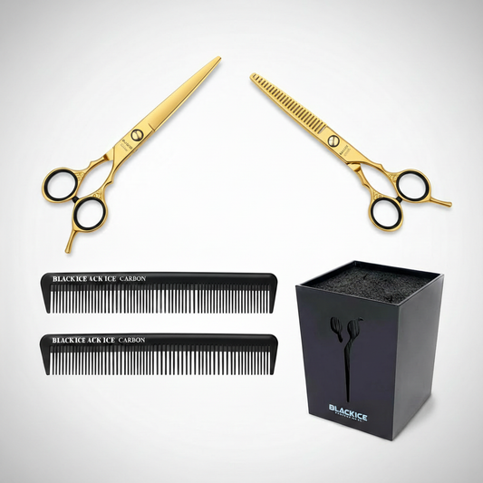 Black Ice Gold Shear Workstation Kit
