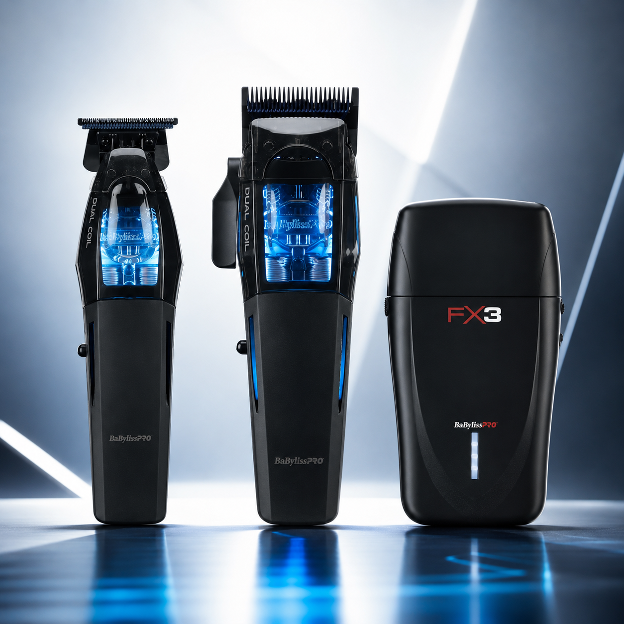 BaBylissPRO Dual-Coil Elite Barber Station Kit — Clipper, Trimmer, FX3 Shaver & Premium Barber Setup
