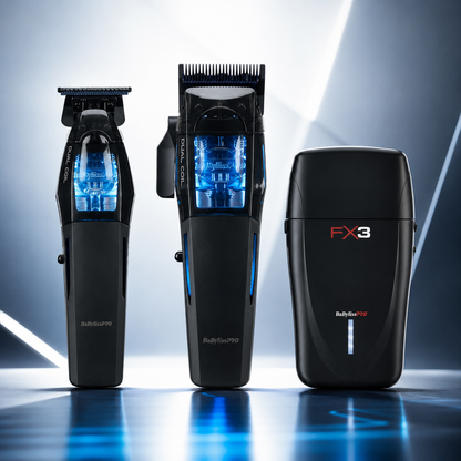 BaBylissPRO Dual-Coil Elite Barber Station Kit — Clipper, Trimmer, FX3 Shaver & Premium Barber Setup
