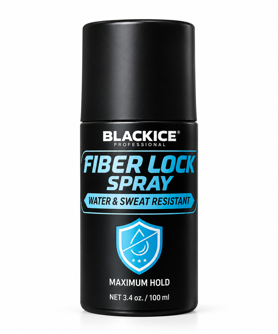 Black Ice Fiber Lock Spray Water & Sweat Resistant