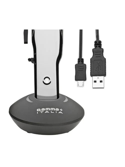Gamma+™ Absolute Alpha Cordless Hair Clipper – Modular Design with Black Diamond Blade, Gold Titanium Cutter & 3 Custom Body Kits