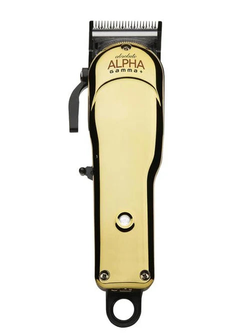 Gamma+™ Absolute Alpha Cordless Hair Clipper – Modular Design with Black Diamond Blade, Gold Titanium Cutter & 3 Custom Body Kits