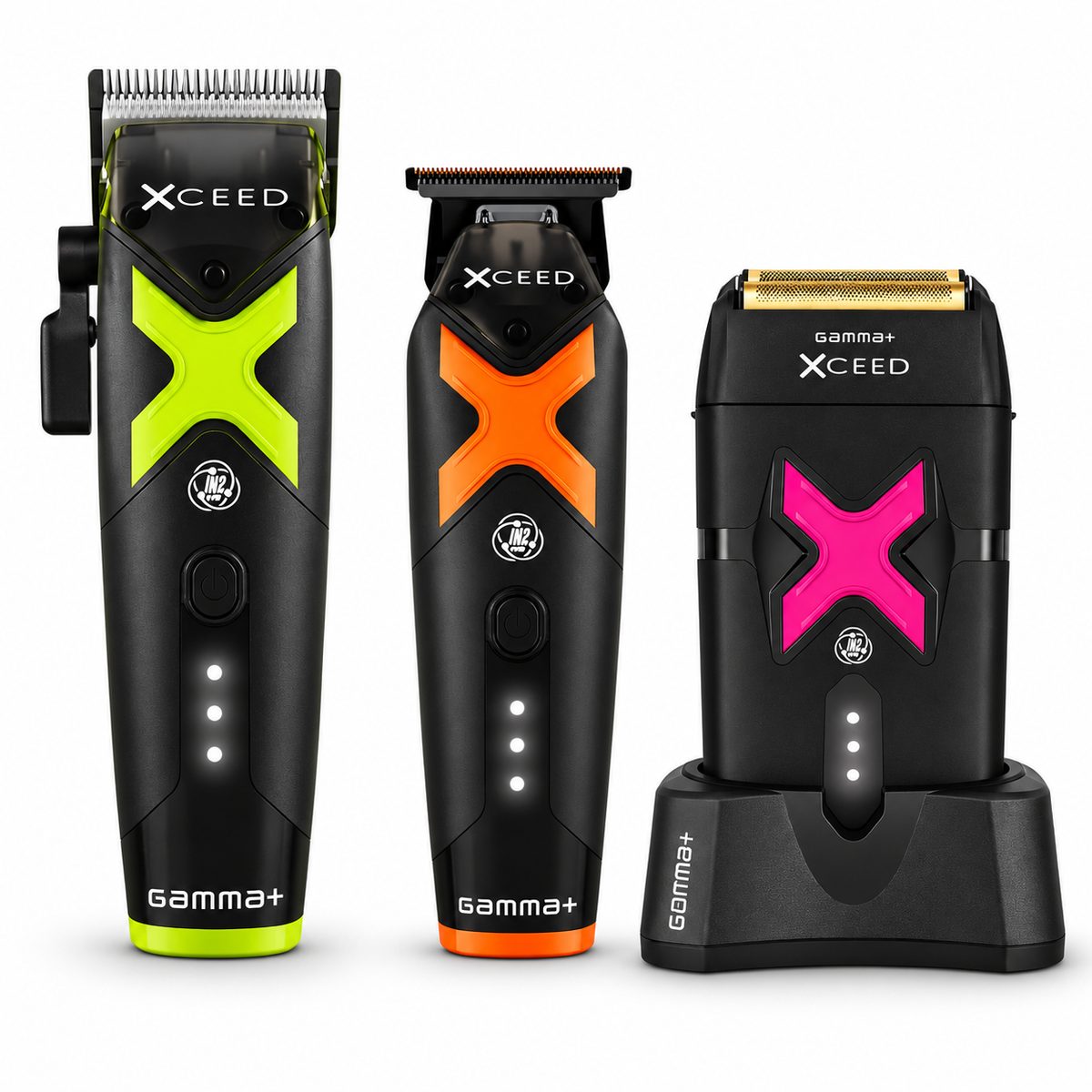 Gamma+ XCEED clipper trimmer and shaver workstation