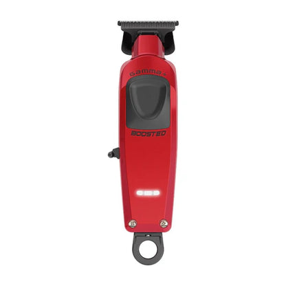 Gamma+ Boosted™ 8000 SPM Cordless Professional Trimmer – Double Black Diamond DLC X-Pro Wide Blade, Zero-Gap, LED Dock