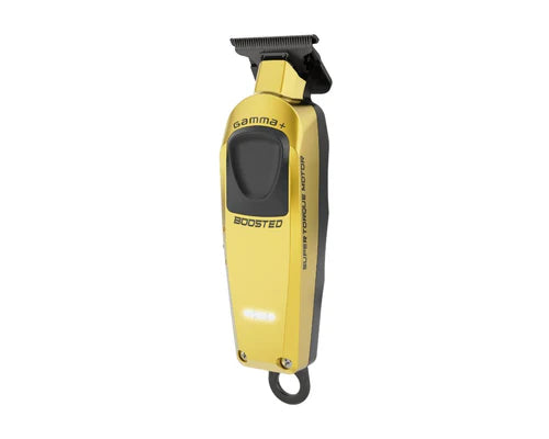 Gamma+ Boosted™ 8000 SPM Cordless Professional Trimmer – Double Black Diamond DLC X-Pro Wide Blade, Zero-Gap, LED Dock