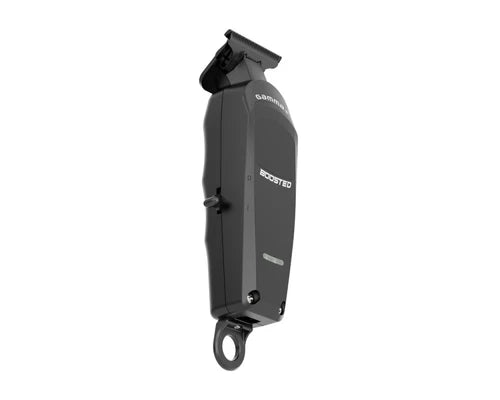 Gamma+ Boosted™ 8000 SPM Cordless Professional Trimmer – Double Black Diamond DLC X-Pro Wide Blade, Zero-Gap, LED Dock