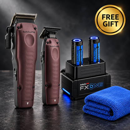 BaBylissPRO FXONE Limited Edition Nightfall Clipper & Trimmer Set – Tool-Only Pre-Pack (Models FX8022B & FX707B2)