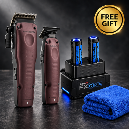 BaBylissPRO FXONE Limited Edition Nightfall Clipper & Trimmer Set – Tool-Only Pre-Pack (Models FX8022B & FX707B2)