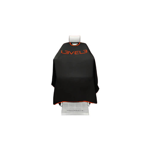 L3VEL3™ Rubber Neck Cutting Cape – Waterproof, Chemical-Resistant Barber Cape with Spill-Proof Neck Seal