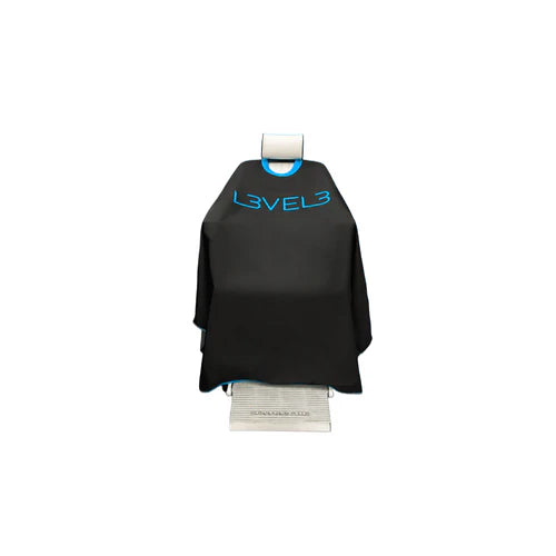 L3VEL3™ Rubber Neck Cutting Cape – Waterproof, Chemical-Resistant Barber Cape with Spill-Proof Neck Seal