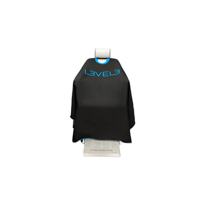 L3VEL3™ Rubber Neck Cutting Cape – Waterproof, Chemical-Resistant Barber Cape with Spill-Proof Neck Seal