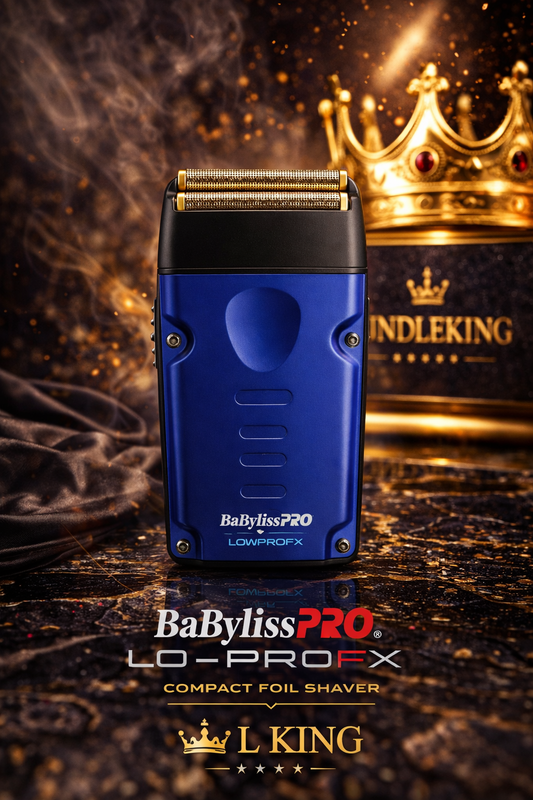 BaBylissPRO® LO-PROFX Compact Single-Foil Shaver (FXLPFS1) – High-Speed Detail Shaver with Black Titanium Foil & USB-C Charging
