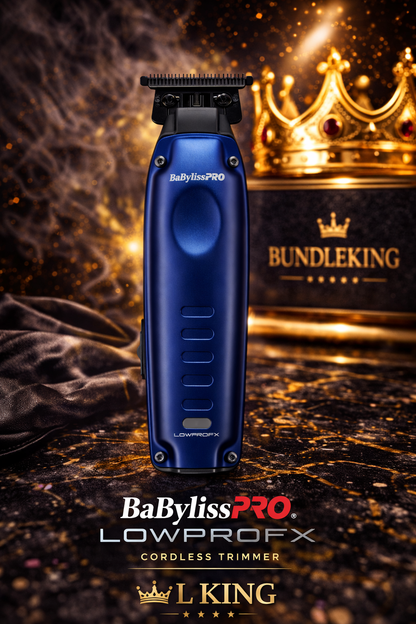 BaBylissPRO Lo-ProFX FX72 Compact Cordless Trimmer – 6500 RPM, T-Blade, USB-C (Blue)