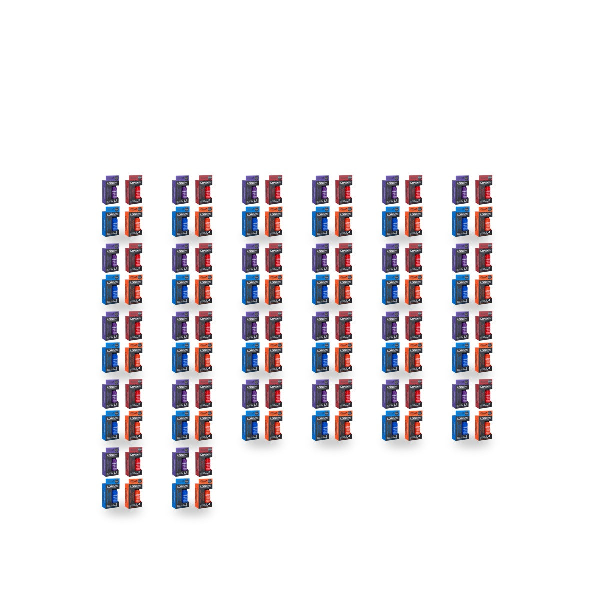 Lorenti Powder Wax Pro Shop Case Bundle — 26 Pack complete white background