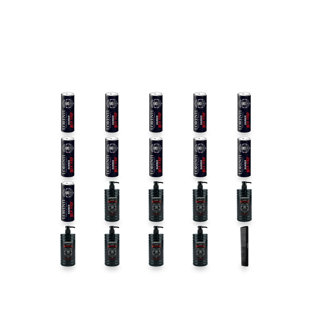 Lorenti Shave + Neck Service Restock Bundle complete white background