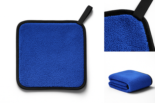 🎁 Free Microfiber Towel — Bundle Gift (Blue w/ Black Trim) (100% off)