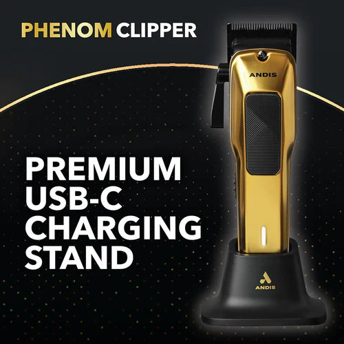 Andis Phenom® Brushless Motor Clipper — Model 562060 | 7,000 SPM, 3 HR Runtime, Interchangeable Housing
