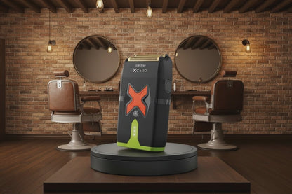 Gamma+ XCEED™ IN2 Vector Motor Cordless Double Foil Shaver – 11,500 RPM, Customizable Metal Body, 2 Hr Runtime (GP803B)