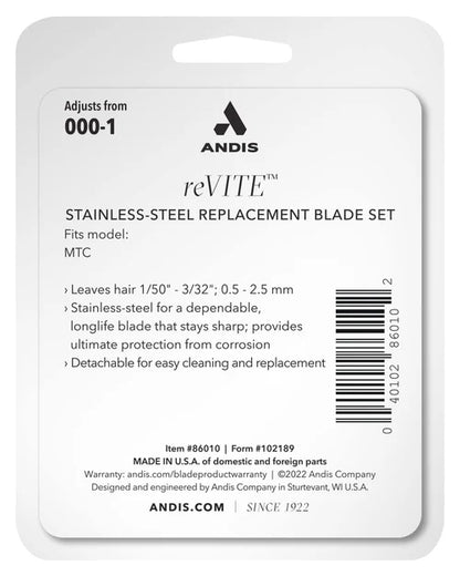 Andis reVITE™ Cordless Clipper — Adjustable Taper Blade