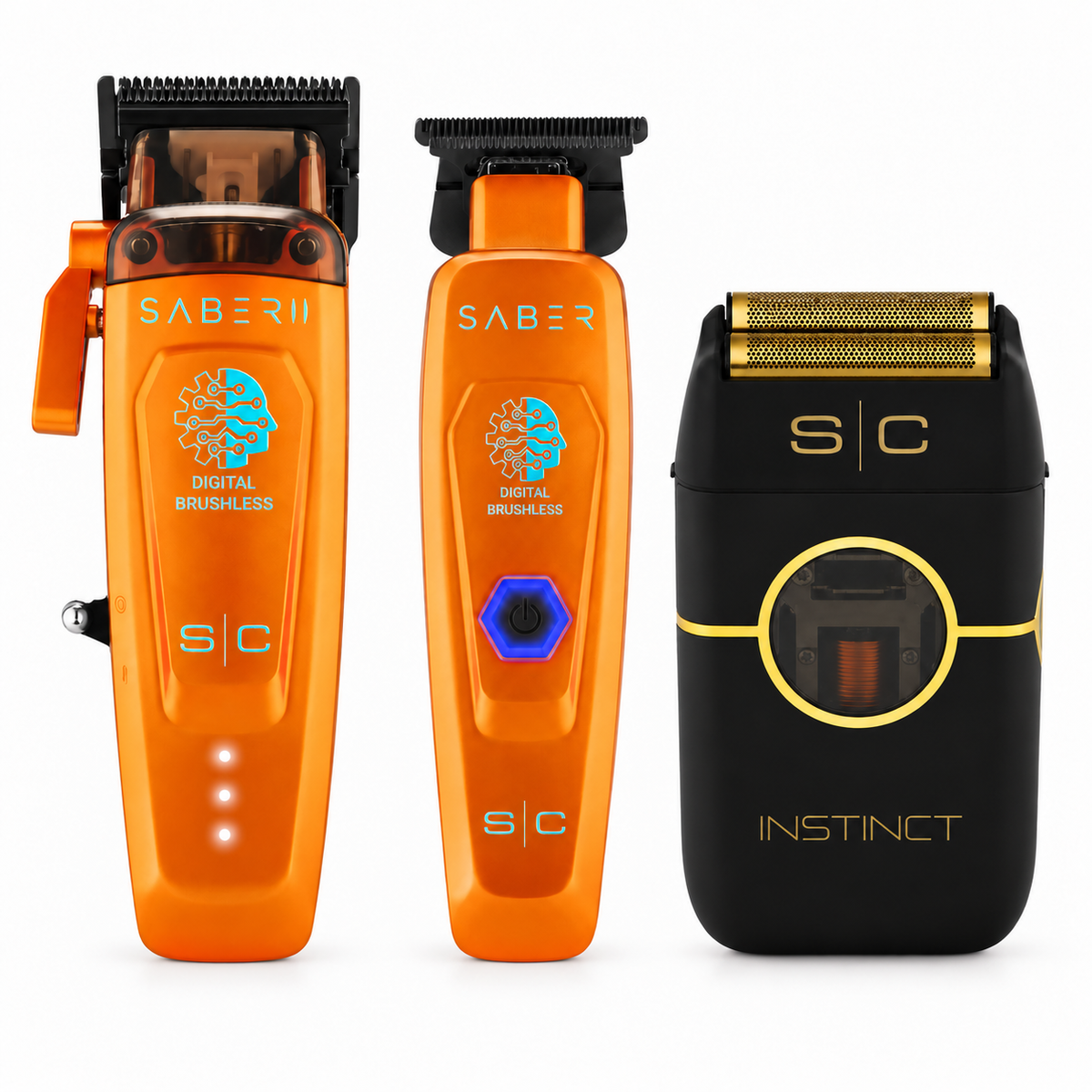 StyleCraft Saber Orange 3-tool workstation bundle