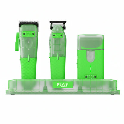TPOB PLAY Mini 4-Piece Barber Bundle – Clipper, Trimmer, Shaver & Charging Stand