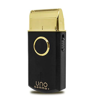 Gamma+ Uno™ Single Foil Travel Shaver – 9,000 RPM Motor, Titanium Foil, 120-Min Runtime | Ultra-Close & Sensitive-Safe Grooming