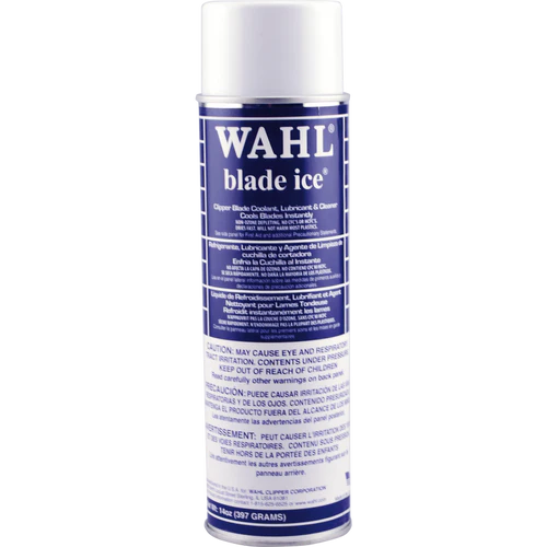 Wahl Professional Blade Ice – 3-in-1 Blade Coolant, Lubricant & Cleaner Spray (89400, 14 oz)