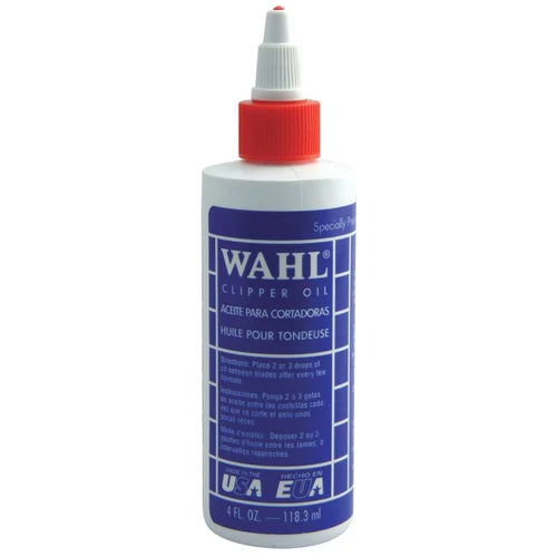 Wahl Professional Clipper Blade Oil (4 oz #3310) – Premium Lubricating Oil for Clippers, Trimmers & Blades