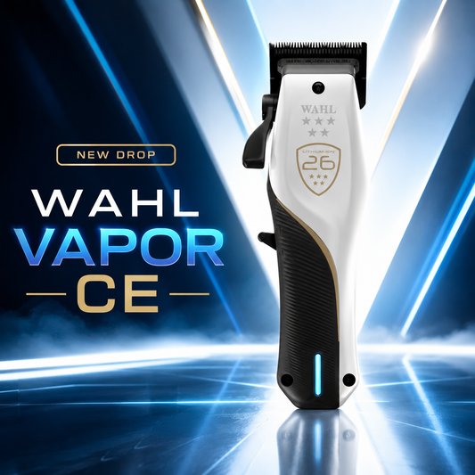 Wahl Vapor CE Cordless Fade Clipper with F32 Fadeout Blade – Professional Barber Clipper for Bald Fades, Blending, Tapers & Precision Cutting