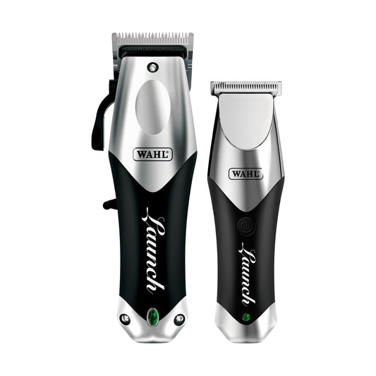 Wahl Launch™ Combo — Cordless Clipper & Zero-Gap Trimmer Set (USB-C, 2.5hr)